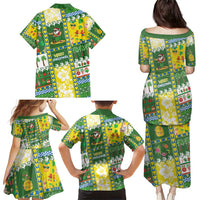 Pitcairn Islands Christmas Family Matching Puletasi and Hawaiian Shirt Festive Beach Vibes - Polynesian Pride