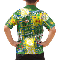 Pitcairn Islands Christmas Family Matching Summer Maxi Dress and Hawaiian Shirt Festive Beach Vibes - Polynesian Pride