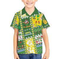 Pitcairn Islands Christmas Family Matching Summer Maxi Dress and Hawaiian Shirt Festive Beach Vibes - Polynesian Pride