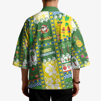 Pitcairn Islands Christmas Kimono Festive Beach Vibes - Polynesian Pride