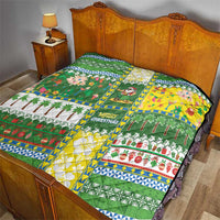 Pitcairn Islands Christmas Quilt Festive Beach Vibes - Polynesian Pride