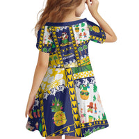 Tokelau Christmas Family Matching Long Sleeve Bodycon Dress and Hawaiian Shirt Festive Beach Vibes LT05 - Polynesian Pride