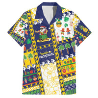 Tokelau Christmas Family Matching Long Sleeve Bodycon Dress and Hawaiian Shirt Festive Beach Vibes LT05 Dad's Shirt - Short Sleeve Colorful - Polynesian Pride