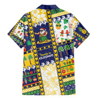 Tokelau Christmas Family Matching Mermaid Dress and Hawaiian Shirt Festive Beach Vibes LT05 - Polynesian Pride