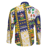 Tokelau Christmas Family Matching Off Shoulder Maxi Dress and Hawaiian Shirt Festive Beach Vibes - Polynesian Pride