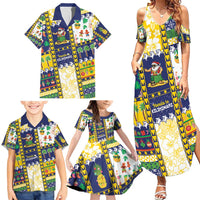 Tokelau Christmas Family Matching Summer Maxi Dress and Hawaiian Shirt Festive Beach Vibes LT05 - Polynesian Pride