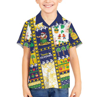 Tokelau Christmas Family Matching Summer Maxi Dress and Hawaiian Shirt Festive Beach Vibes LT05 Son's Shirt Colorful - Polynesian Pride