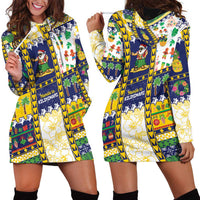 Tokelau Christmas Hoodie Dress Festive Beach Vibes - Polynesian Pride