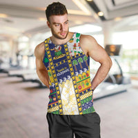 Tokelau Christmas Men Tank Top Festive Beach Vibes - Polynesian Pride