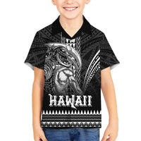 Hawaiian Ikaika Warrior Kid Hawaiian Shirt Tribal Pattern