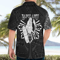 Philippines Tribal Hawaiian Shirt King Lapu Lapu Black Version
