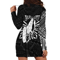 Philippines Tribal Hoodie Dress King Lapu Lapu Black Version