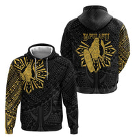 Philippines Tribal Hoodie King Lapu Lapu Gold Version