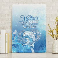 Mother's Love Is Deeper Than Ocean Canvas Wall Art Polynesian Style