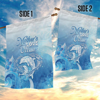 Mother's Love Is Deeper Than Ocean Garden Flag Polynesian Style