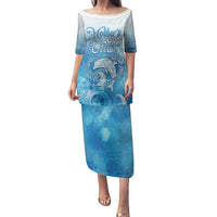 Mother's Love Is Deeper Than Ocean Puletasi Polynesian Style LT05 Long Dress Blue - Polynesian Pride