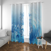 Mother's Love Is Deeper Than Ocean Window Curtain Polynesian Style