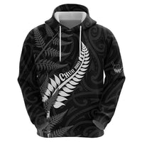Personalised New Zealand Chur Bro Hoodie Maori Koru With Silver Fern