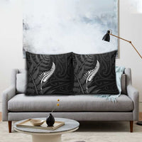 New Zealand Chur Bro Pillow Cover Maori Koru With Silver Fern