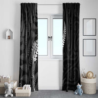 New Zealand Chur Bro Window Curtain Maori Koru With Silver Fern