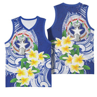 Northern Mariana Islands Basketball Jersey Polynesian Pattern With Frangipani
