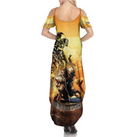 Hawaii Memorial Day Summer Maxi Dress Remember Their Sacrifice