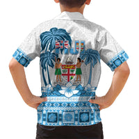 Fiji 679 Constitution Day Kid Hawaiian Shirt Fijian Tapa Pattern