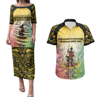 Vanuatu Independence Day Couples Matching Puletasi and Hawaiian Shirt The Untouched Paradise LT05 Colorful - Polynesian Pride