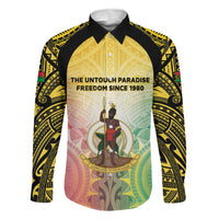 Vanuatu Independence Day Family Matching Puletasi and Hawaiian Shirt The Untouched Paradise LT05 Daughter's Dress Colorful - Polynesian Pride