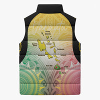 Vanuatu Independence Day Sleeveless Puffer Jacket The Untouched Paradise