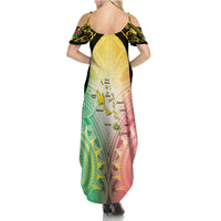 Vanuatu Independence Day Summer Maxi Dress The Untouched Paradise LT05 - Polynesian Pride