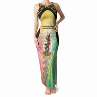Vanuatu Independence Day Tank Maxi Dress The Untouched Paradise LT05 Women Colorful - Polynesian Pride