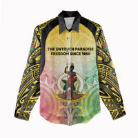 Vanuatu Independence Day Women Casual Shirt The Untouched Paradise