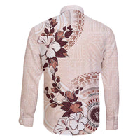 Bula Fiji Language Week Family Matching Puletasi and Hawaiian Shirt Fijian Tapa Pattern With Tagimoucia Flower LT05 - Polynesian Pride