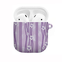 Hawaii Queen Liliuokalani AirPods Case Lavender Lei Pua Kalaunu LT05 Lavender - Polynesian Pride