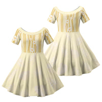 Hawaii Queen Liliuokalani Family Matching Tank Maxi Dress and Hawaiian Shirt Gold Lei Pua Kalaunu