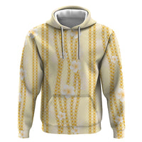 Hawaii Queen Liliuokalani Hoodie Gold Lei Pua Kalaunu LT05 Pullover Hoodie Gold - Polynesian Pride