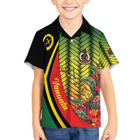 Vanuatu Constitution Day Family Matching Short Sleeve Bodycon Dress and Hawaiian Shirt Long Live Vanuatu LT05 Son's Shirt Colorful - Polynesian Pride
