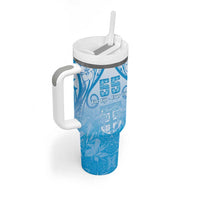Fiji Day Tumbler With Handle 55th Anniversary Forever Fiji - Polynesian Pride