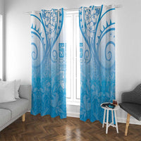 Fiji Day Window Curtain 55th Anniversary Forever Fiji - Polynesian Pride