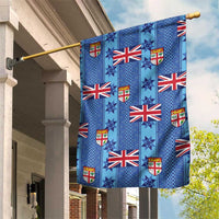 Fiji Masi Tapa Garden Flag Coat Of Arms - Polynesian Pride