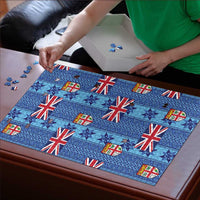 Fiji Masi Tapa Puzzle Coat Of Arms - Polynesian Pride