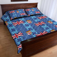 Fiji Masi Tapa Quilt Bed Set Coat Of Arms - Polynesian Pride