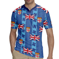 Fiji Masi Tapa Rugby Jersey Coat Of Arms - Polynesian Pride