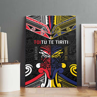 Tokelau And Aotearoa Canvas Wall Art Together For Te Tiriti O Waitangi