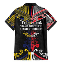 Tokelau And Aotearoa Family Matching Mermaid Dress and Hawaiian Shirt Together For Te Tiriti O Waitangi