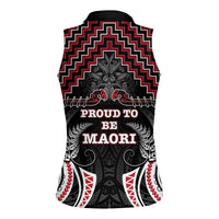 Aotearoa Women Sleeveless Polo Shirt Proud To Be Maori