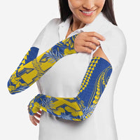 Personalised Hawaii Kaiser High School Arm Sleeves Tribal Tattoo With Hibiscus Flowers