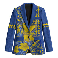 Personalised Hawaii Kaiser High School Blazer Tribal Tattoo With Hibiscus Flowers