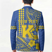 Personalised Hawaii Kaiser High School Blazer Tribal Tattoo With Hibiscus Flowers